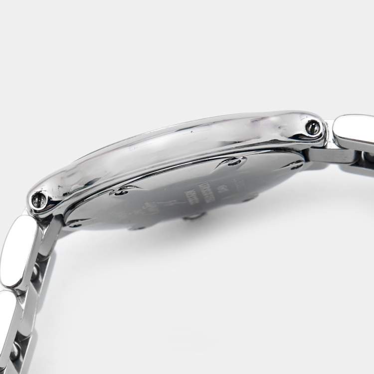 Pre Owned Cartier Silver Stainless Steel Must de Cartier 21 1340 Women's Wristwatch 28 mm