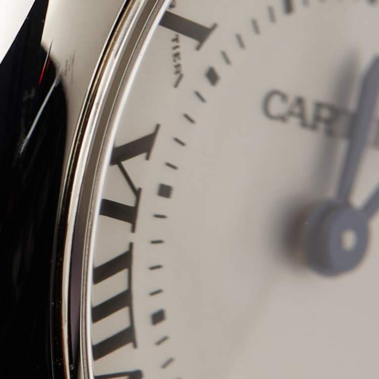Pre Owned Carier Silver Stainless Steel Ballon Bleu W69010Z4 Women's Wristwatch 28 mm