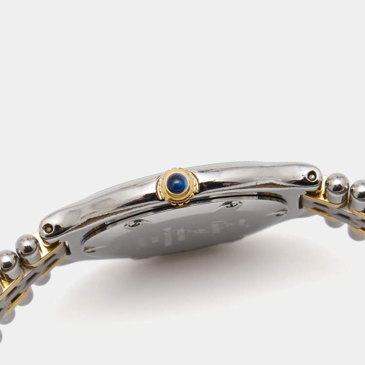 Pre Owned Cartier Silver Grey Stainless Steel Must De Cartier 21 Women's Wristwatch 31 mm