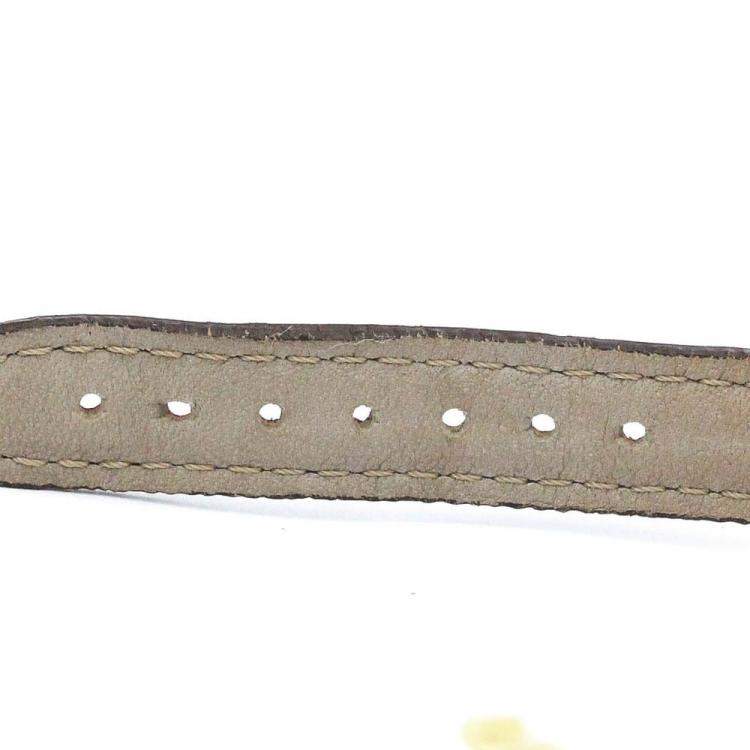 Pre Owned Cartier White Gold Tone Stainless Steel Must Colisee Women's Wristwatch 24 mm