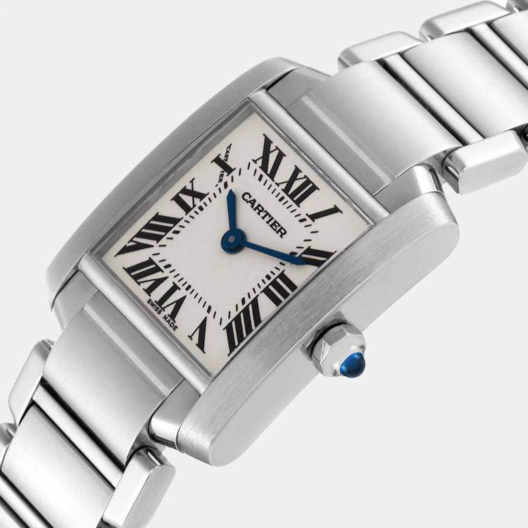 Cartier Tank Francaise Steel Ladies Watch W51008Q3