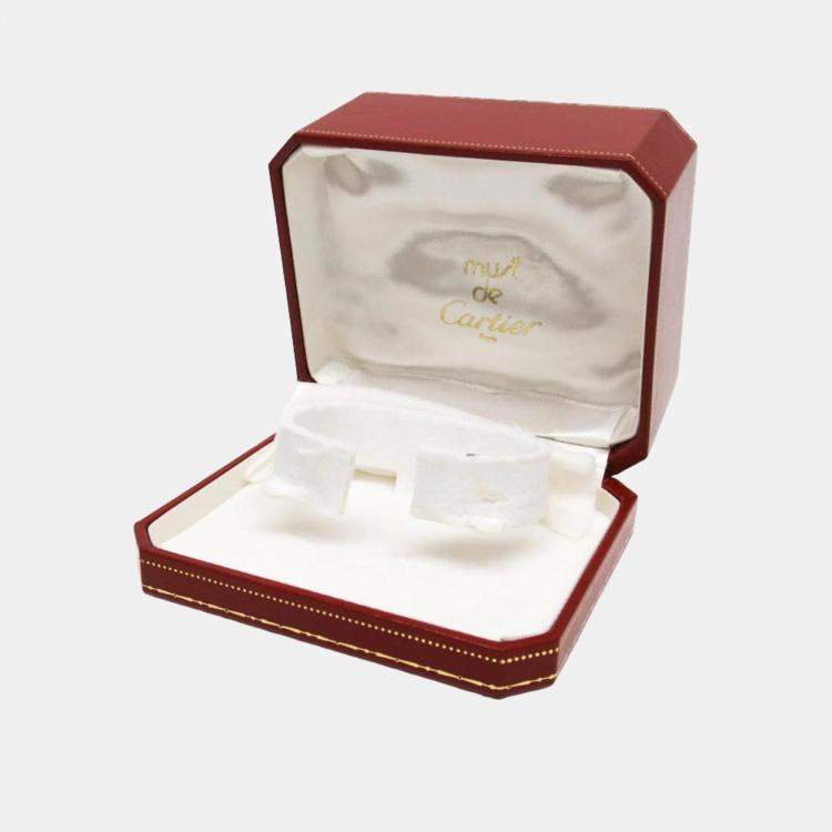 Pre Owned Cartier Ivory Gold Plated Must de Cartier Colisee BF569416 Women's Wristwatch 24mm