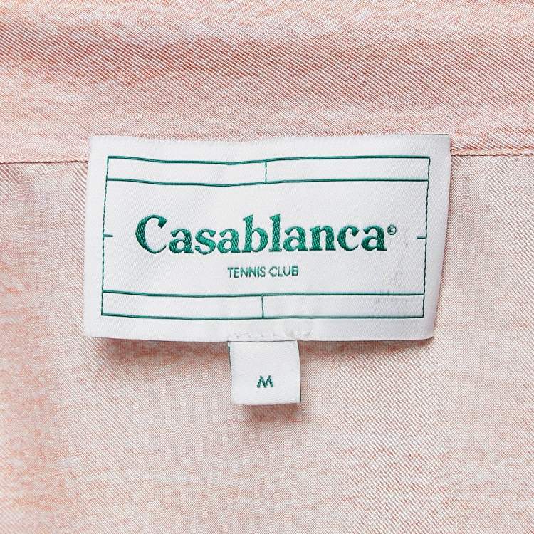 Pre Owned Casablanca Multicolor Chevaux Sauvages Print Silk Long Sleeve Shirt M