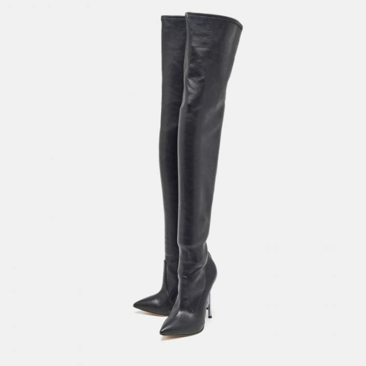 Casadei boots over knee best sale