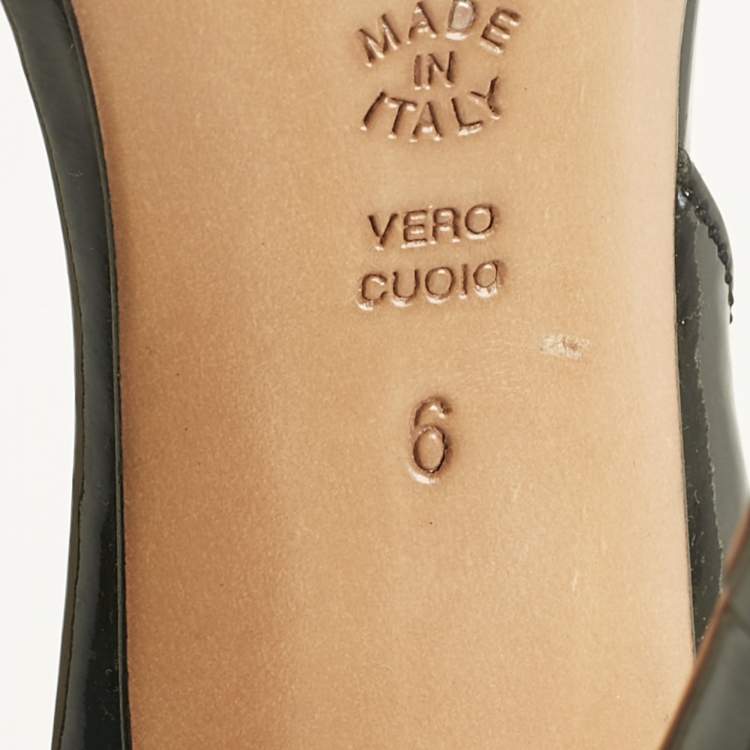 Pre Owned Casadei Black Satin Cut Out D'orsay Pumps Size 38