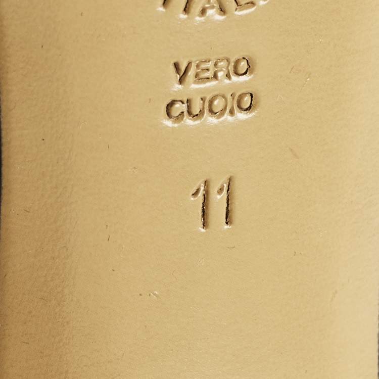 Pre Owned Casadei Blade Size 41 Navy Blue Suede Peep Toe Pumps