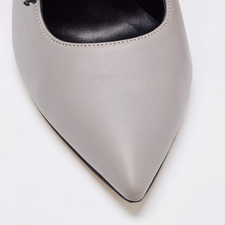 Pre Owned Casadei Tricolor Patent and Leather Lace Booties Size 38