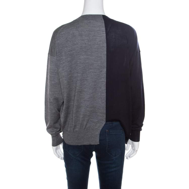 grey half sweater