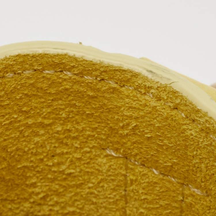 Pre Owned Celine Yellow Leather Nano Luggage Tote