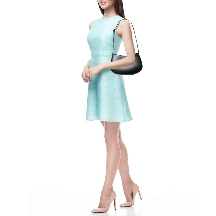 Pre Owned Celine Black Leather Medium Tilly Bag