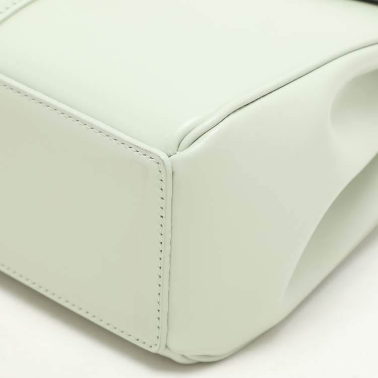 Pre Owned Celine Jade Leather Mini 16 Top Handle Bag