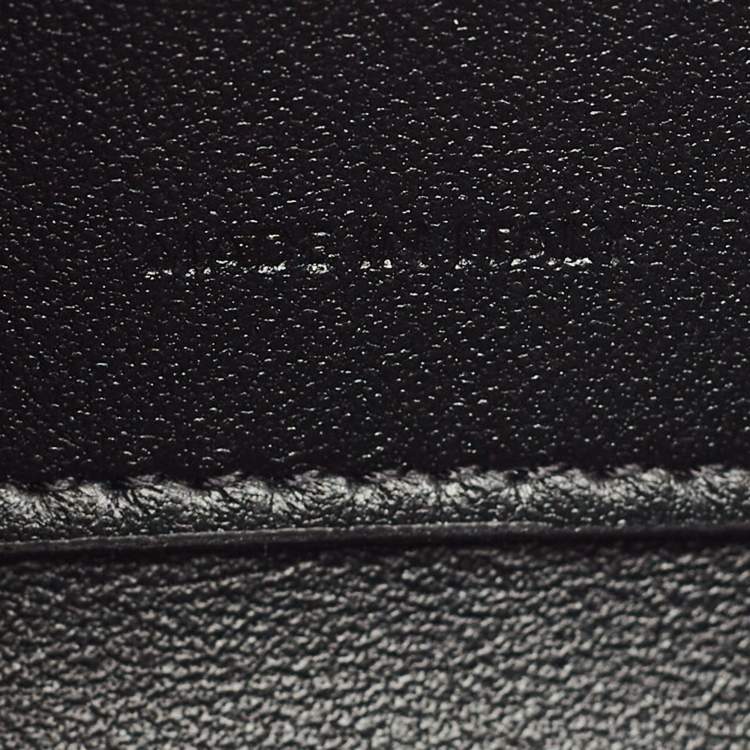 Pre Owned Celine Black Leather Mini Victoire Shoulder Bag