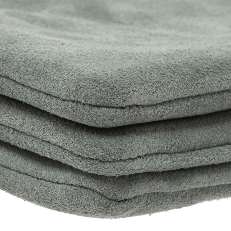 Pre Owned Celine Grey Suede Trio Zip Clutch