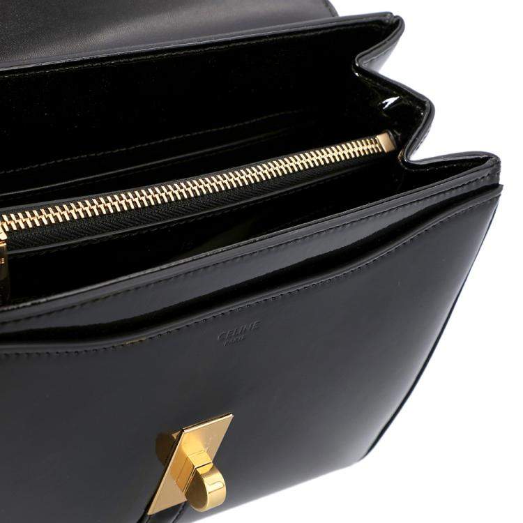 Celine Black Leather Small 16 Bag Celine | The Luxury Closet