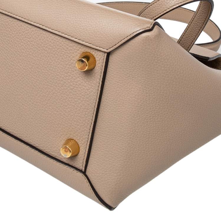 مملوكة مسبقًا Celine Grey Leather Mini Belt Top Handle Bag