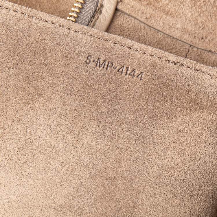 مملوكة مسبقًا Celine Grey Leather Mini Belt Top Handle Bag