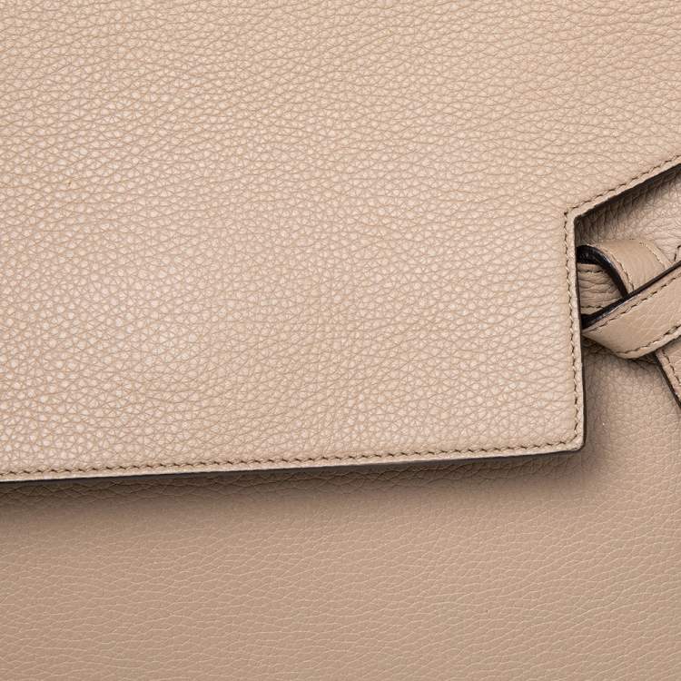مملوكة مسبقًا Celine Grey Leather Mini Belt Top Handle Bag