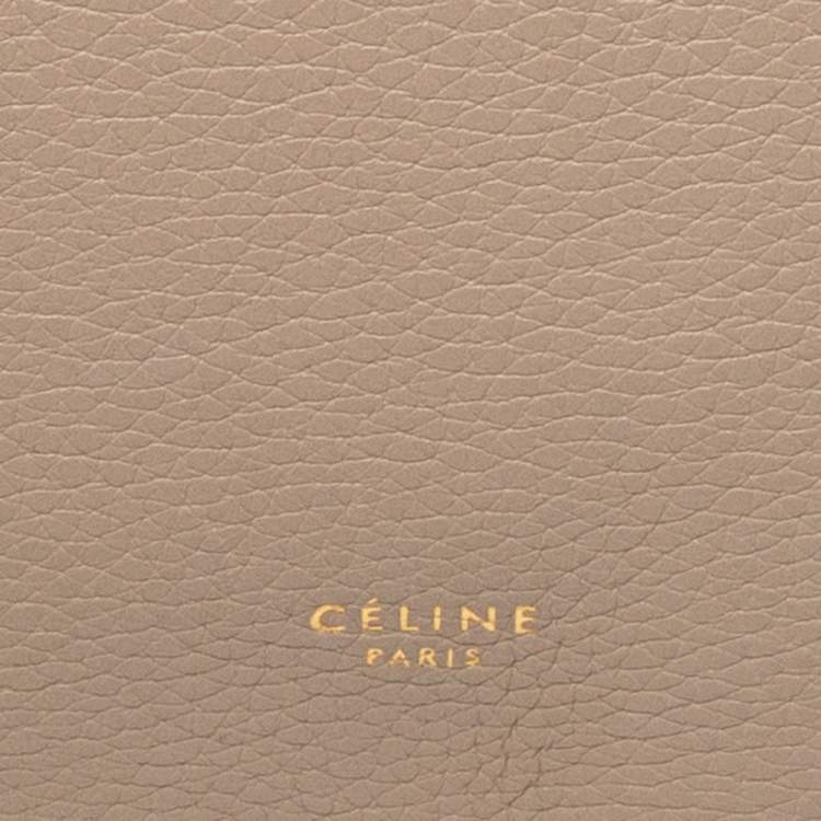 مملوكة مسبقًا Celine Grey Leather Mini Belt Top Handle Bag