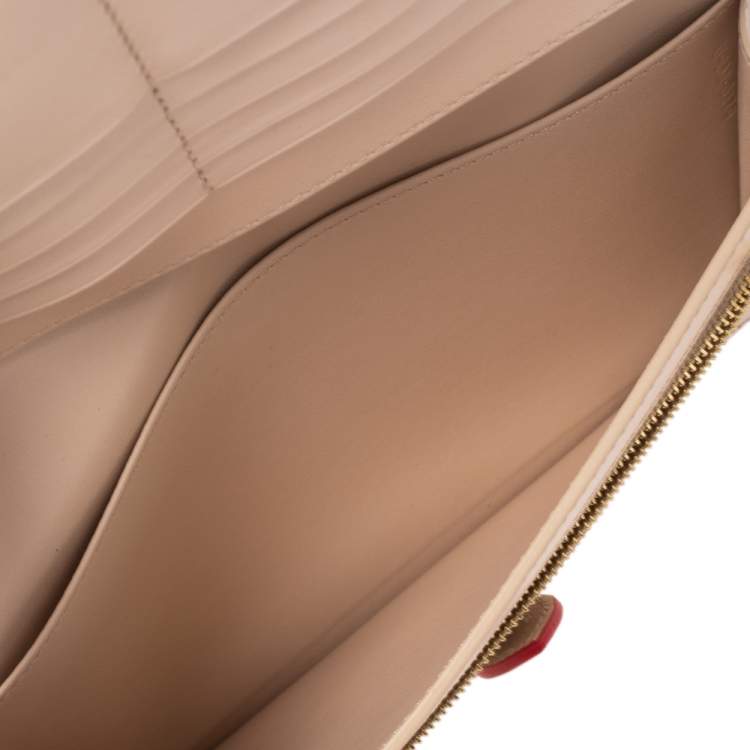 Pre Owned Celine Bicolor Leather Large Strap Wallet