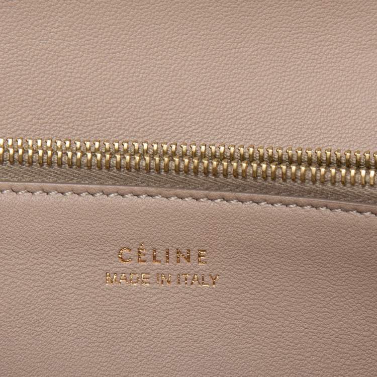 Pre Owned Celine Blue Leather Large Multifunction Flap Wallet