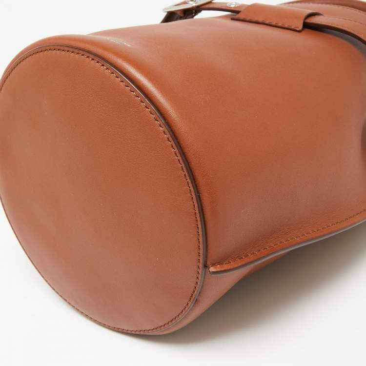 Pre Owned Celine Brown Leather Nano Big Bag Bucket