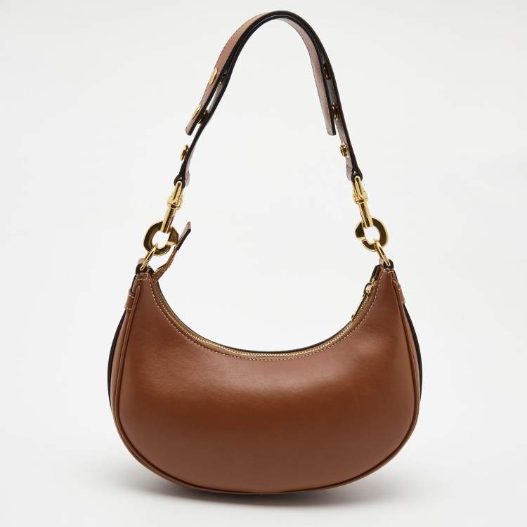 Pre Owned Celine Brown Leather Ava Hobo