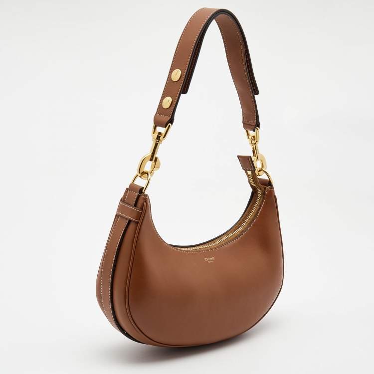 Pre Owned Celine Brown Leather Ava Hobo