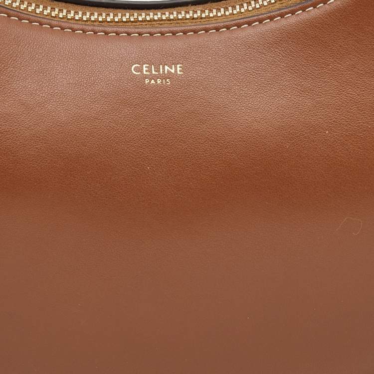 Pre Owned Celine Brown Leather Ava Hobo