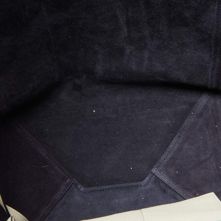 Pre Owned Céline Yellow Leather Medium Cabas Vertical Shopper Tote