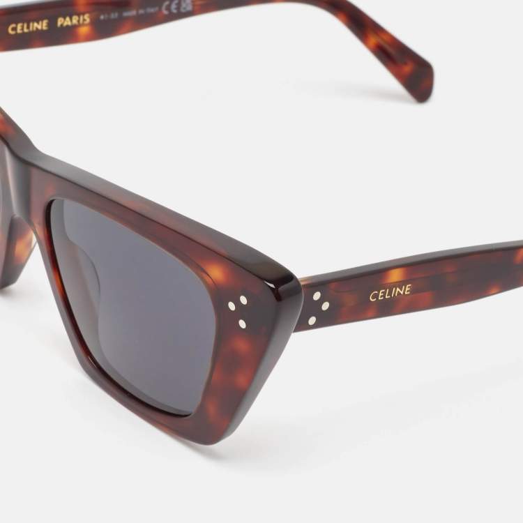 Pre Owned Celine Tortoise CL401871 Cat Eye Sunglasses