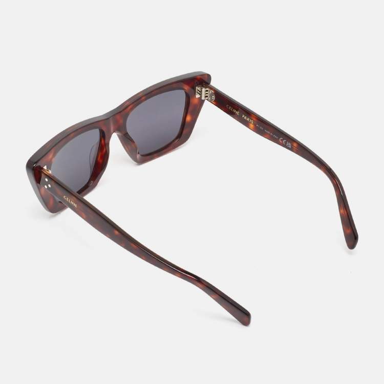 Pre Owned Celine Tortoise CL401871 Cat Eye Sunglasses