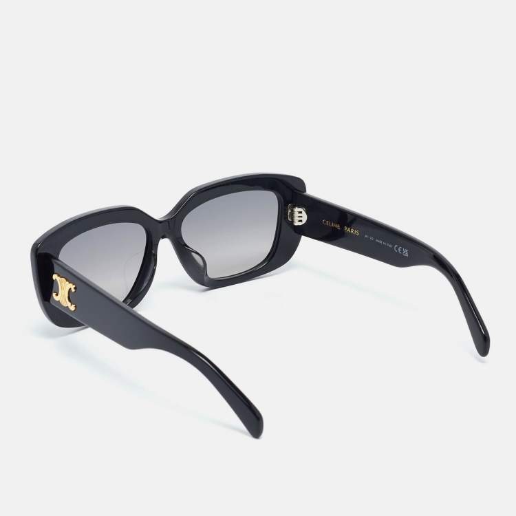 مملوكة مسبقًا Celine Black Gradient CL40216U Triomphe Rectangular Sunglasses