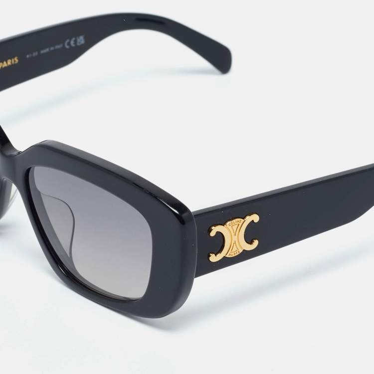 مملوكة مسبقًا Celine Black Gradient CL40216U Triomphe Rectangular Sunglasses