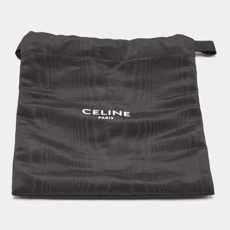 Pre Owned Celine Tan Leather Triomphe Buckle Belt 85CM