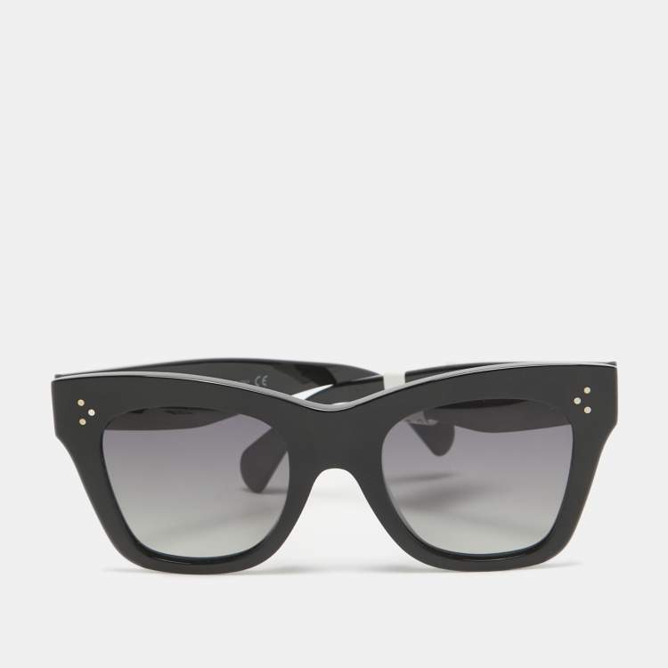 Pre Owned Celine Black CL4004IN Wayfarer Sunglasses