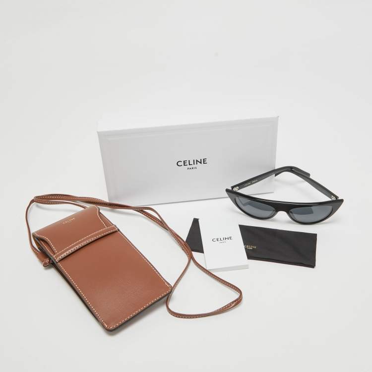 Pre Owned Celine Black CL40228i Cat Eye Sunglasses