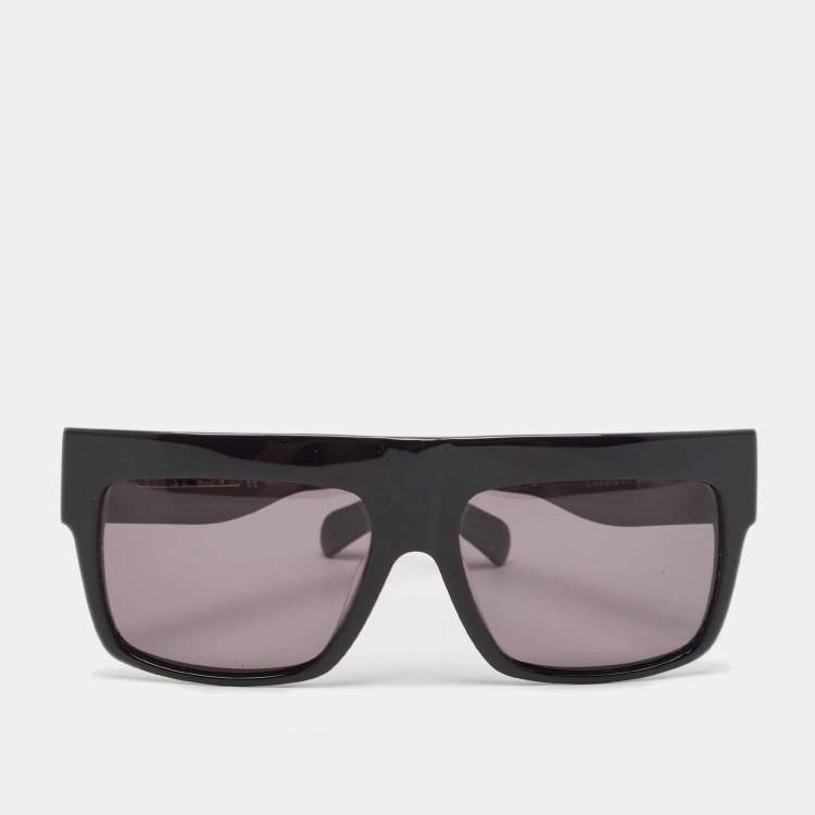 Pre Owned Celine Black/Grey CL41756 ZZ Top Rectangle Sunglasses
