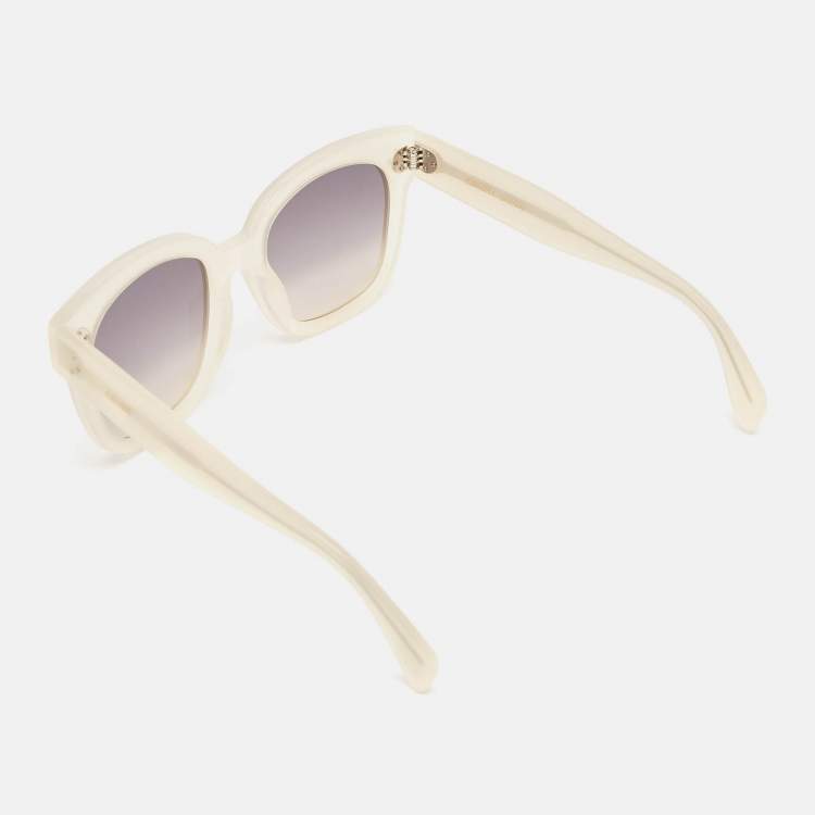 Pre Owned Celine White/Grey Gradient New Audrey CL4002UN Wayfarer Sunglasses