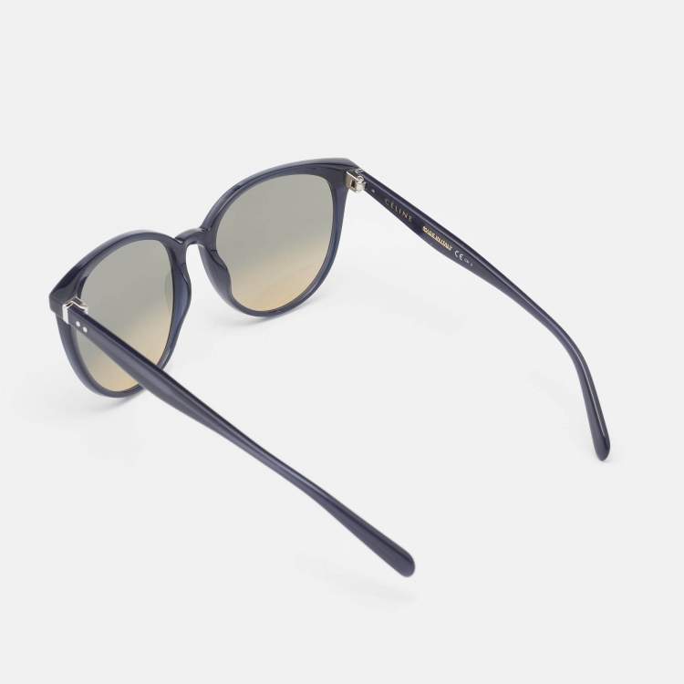 Pre Owned Celine Blue Gradient CL41068S Cat Eye Sunglasses