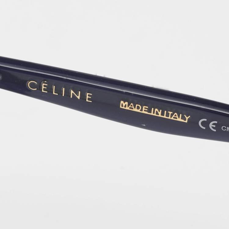 Pre Owned Celine Blue Gradient CL41068S Cat Eye Sunglasses