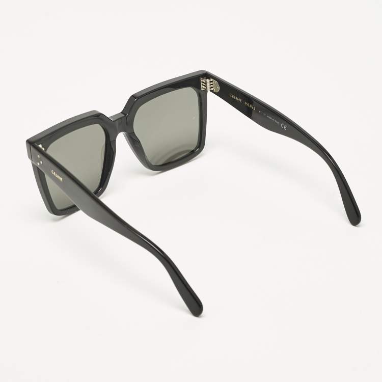 مملوكة مسبقًا Celine Black CL4055IN Square Polarized Sunglasses