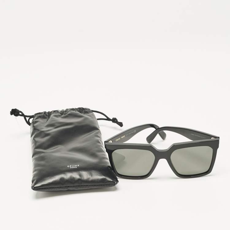 مملوكة مسبقًا Celine Black CL4055IN Square Polarized Sunglasses