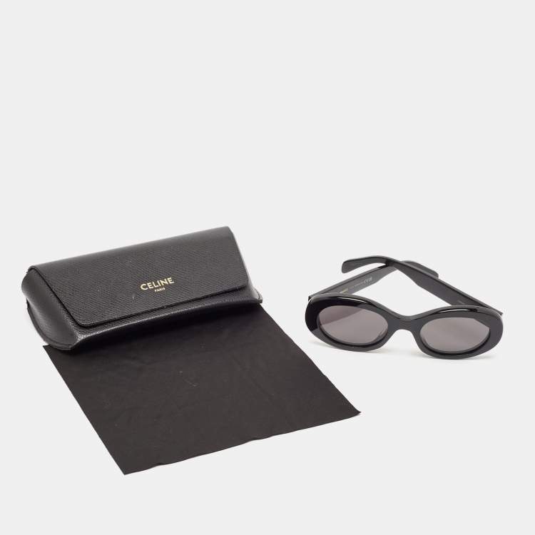 Pre Owned Celine Black CL40194U Oval  Sunglasses
