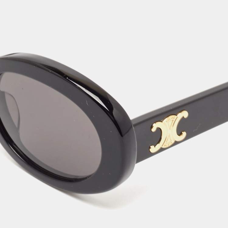 Pre Owned Celine Black CL40194U Oval  Sunglasses