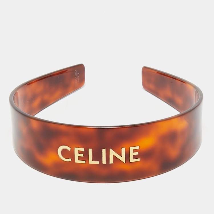 مملوكة مسبقًا Celine Brown Logo Headband