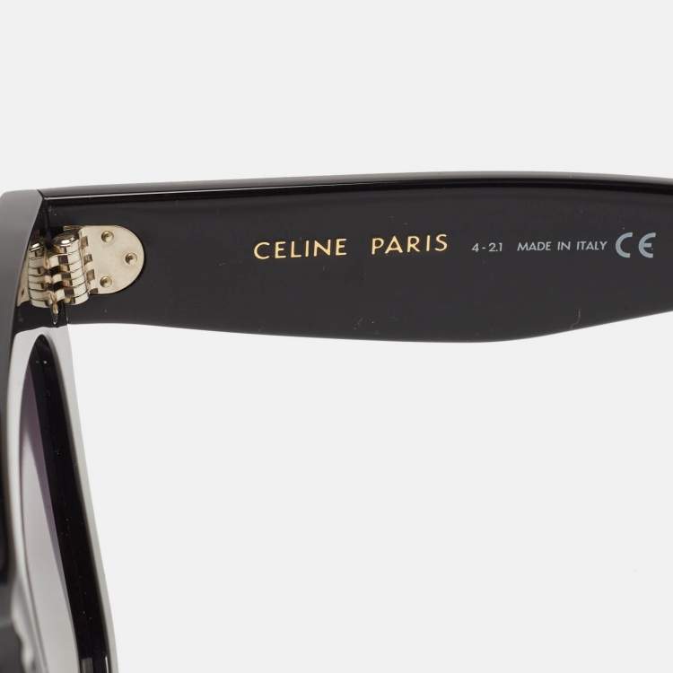 Pre Owned Celine Black Gradient CL40041N Square Sunglasses