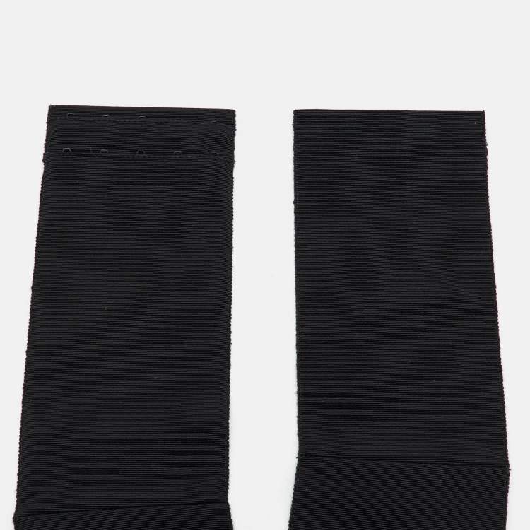 Pre Owned Celine Black Grosgrain Waist Belt M