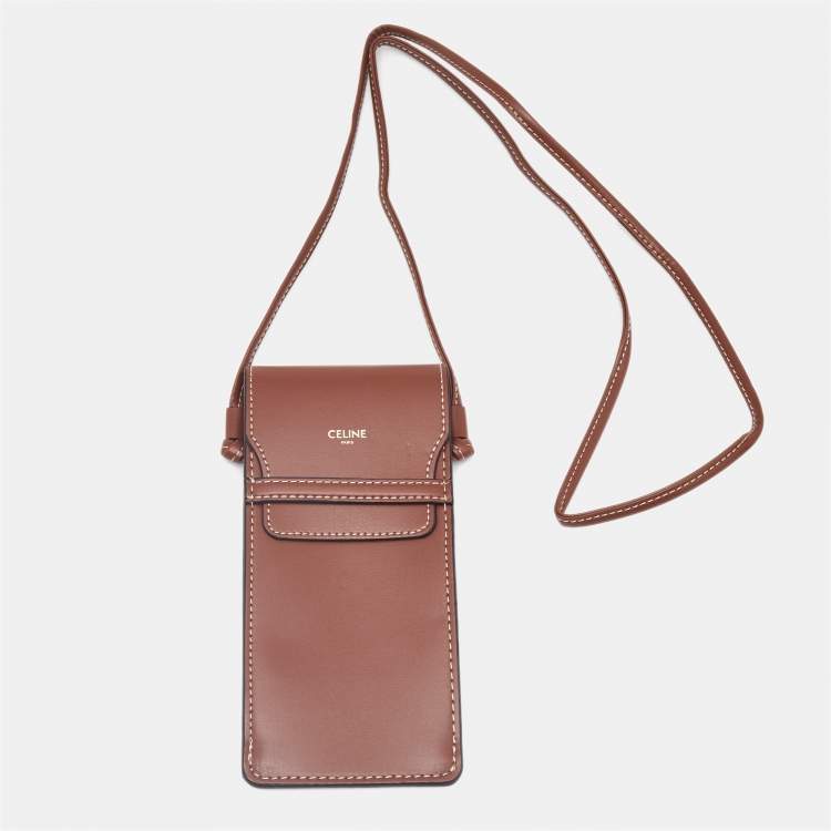 Pre Owned Celine Brown/Gold CL40283U Triomphe Shield Sunglasses