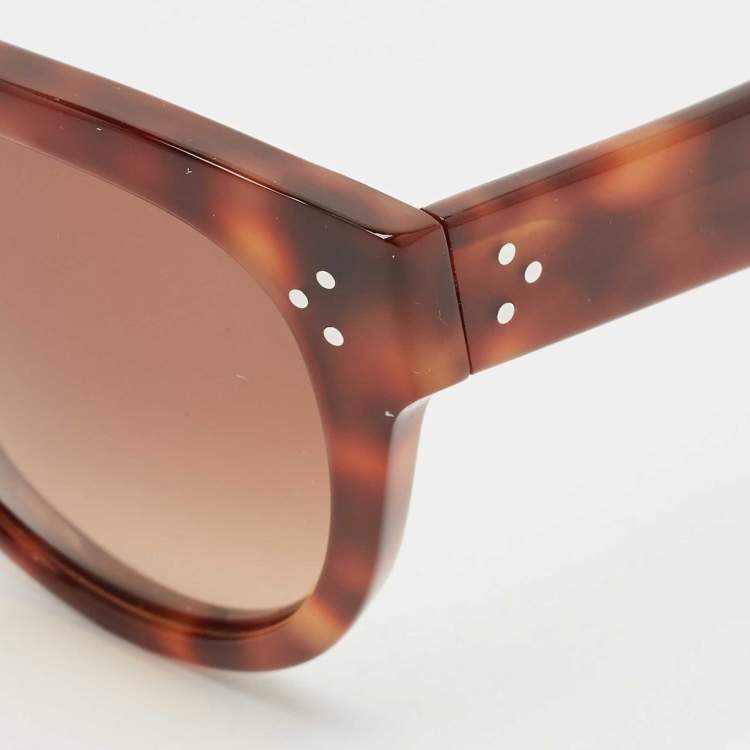 Pre Owned Celine Tortoise Brown Gradient CL 41755 Audrey Sunglasses