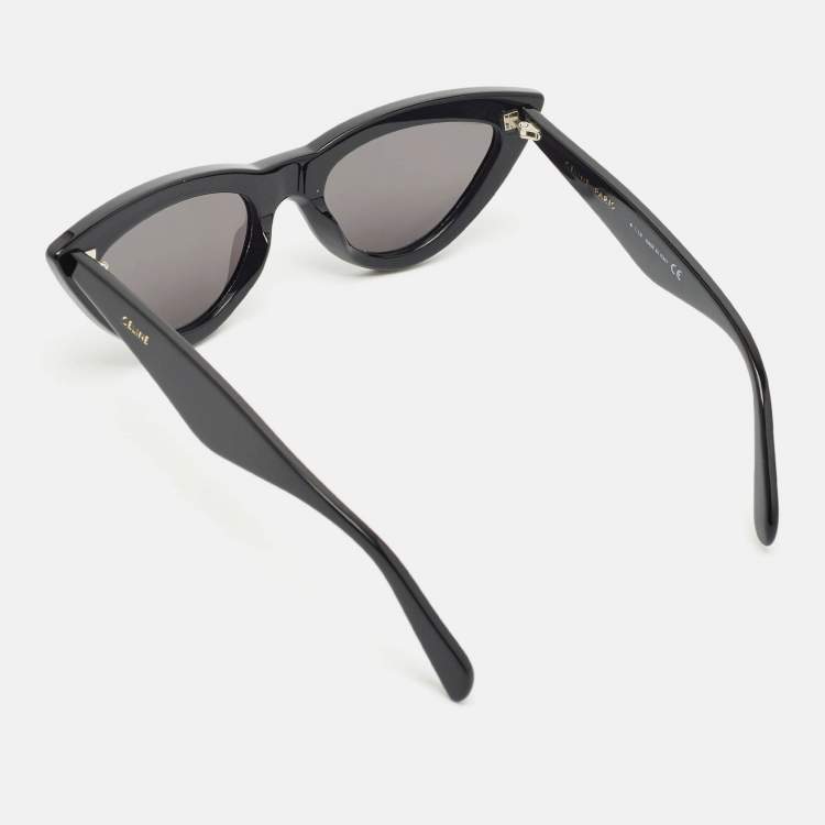 Pre Owned Celine Black CL4019IN Cat Eye Sunglasses